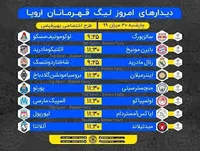 نتايج زنده فوتبال