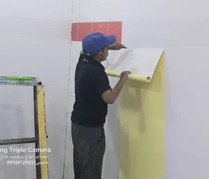 نصب دیوارپوش و برچسب در کمپلو جنوبی