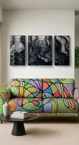 ساعت دیواری رزینی سیاسیاهی 3