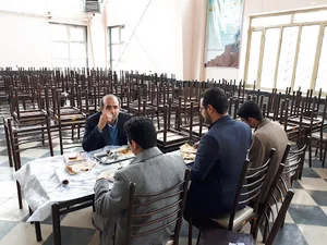 University dining hall