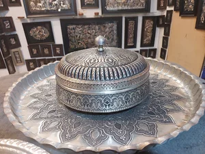 قلمزنی مس علوی.یزد