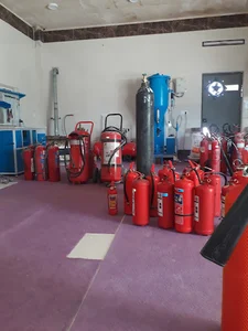 شارژ کپسول آتش نشانی