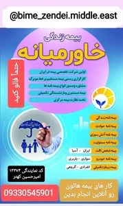 بیمه زندگی خاورمیانه نمایندگی امیرحسین