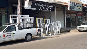 پنجره دوجدارهUPVCشاهرخی