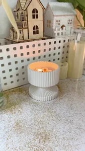 سنگ مصنوعی و شمع 2
