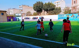 سالن ورزشی مدرسه جدا