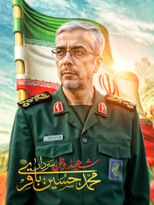 عکسی از سردار باقری در حال زیارت حرم امام حسین (ع) - خبرآنلاین