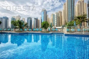 Al Majara, Tower 1, Dubai Marina - Two-Bedroom Apartment with Terrace/City View