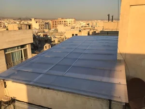 اجرای سقف شیبدار و سایه‌بان در بازار تهران 3