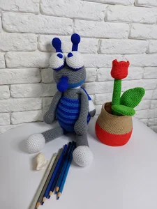 عروسک رنگین بافت