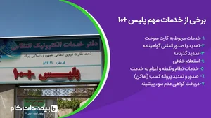 راهنمای کامل خدمات دفاتر پلیس+10 آدرس مراکز پلیس+10
