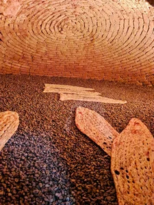 نان سنگک حاج حسین