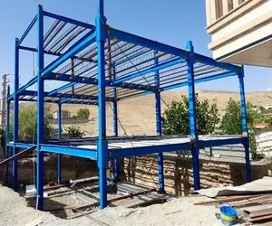 جوشکاری اسکلت فلزی در استاد معین 2