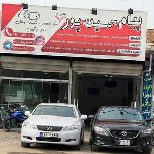 شیشه اتومبیل پیام حسین پور