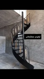تولید پله استیل و آهنی در خلازیر 3