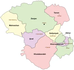 Zanjan County - Wikipedia