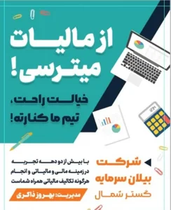 خدمات حسابداری مالیاتی شرکت بیلان 3
