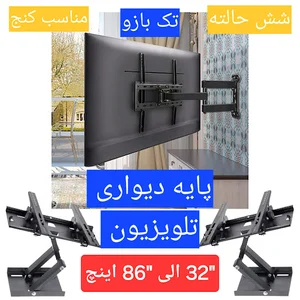 محافظ صفحه تلویزیون ، پایه دیواری تلویزیون