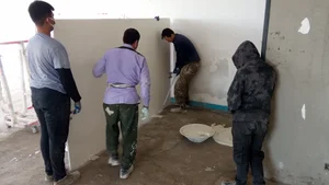بازسازی و اجرای سنگ و بتن ایوانک 2
