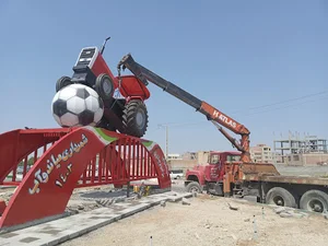 جرثقیل میاندوآب شاهین حسن طالبی