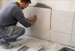 کاشی‌کاری و بازسازی ساختمان در سلسبیل جنوبی