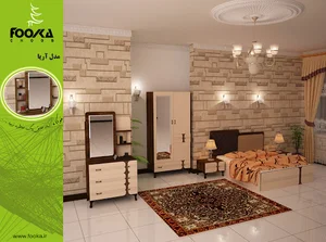 تخت و کمد نوزاد و سرویس خواب چوبی فوکاچوب