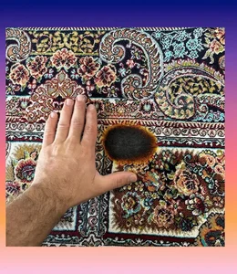 رفوگری و ترمیم فرش در پیروزی 2