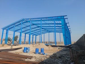 اجرای سقف شیروانی و سوله 2